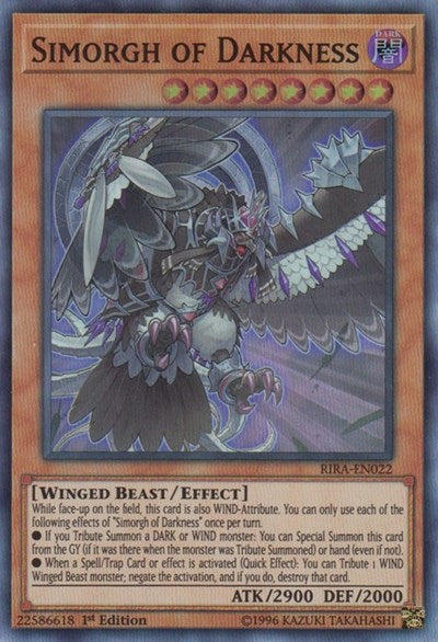 Simorgh of Darkness [RIRA-EN022] Super Rare | Exor Games Truro