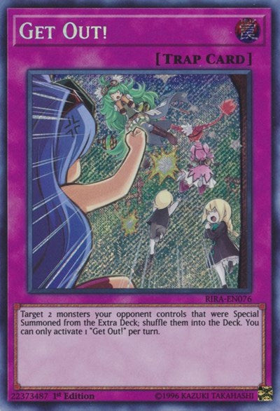 Get Out! [RIRA-EN076] Secret Rare | Exor Games Truro