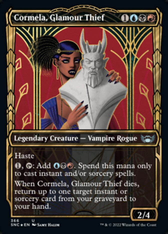 Cormela, Glamour Thief (Showcase Golden Age Gilded Foil) [Streets of New Capenna] | Exor Games Truro