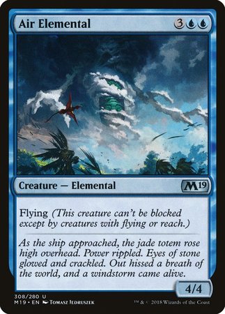 Air Elemental [Core Set 2019] | Exor Games Truro