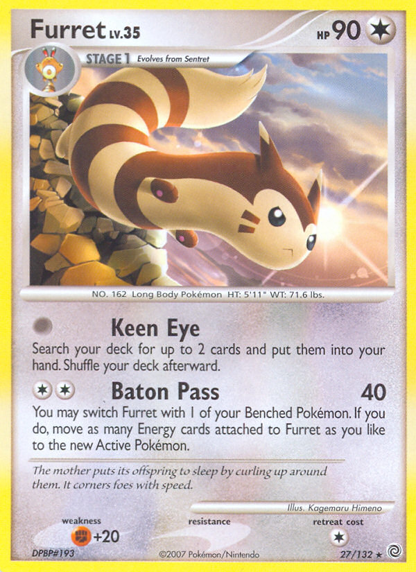 Furret (27/132) [Diamond & Pearl: Secret Wonders] | Exor Games Truro