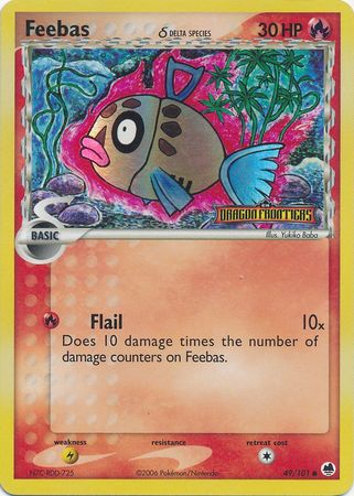 Feebas (49/101) (Delta Species) (Stamped) [EX: Dragon Frontiers] | Exor Games Truro
