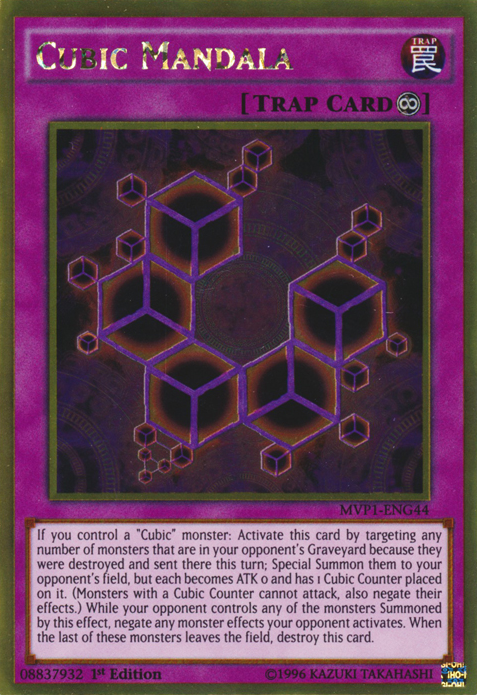 Cubic Mandala [MVP1-ENG44] Gold Rare | Exor Games Truro