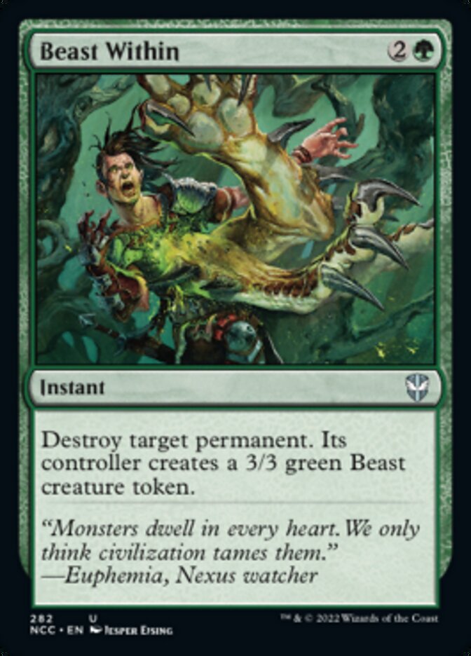 Beast Within [Streets of New Capenna Commander] | Exor Games Truro