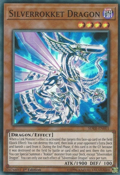 Silverrokket Dragon [SDRR-EN001] Super Rare | Exor Games Truro