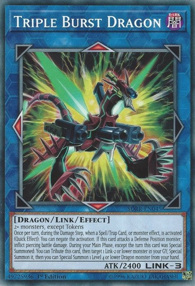 Triple Burst Dragon [SDRR-EN045] Common | Exor Games Truro