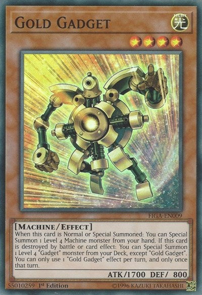 Gold Gadget [FIGA-EN009] Super Rare | Exor Games Truro