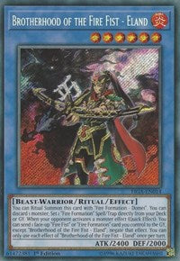 Brotherhood of the Fire Fist - Eland [FIGA-EN014] Secret Rare | Exor Games Truro