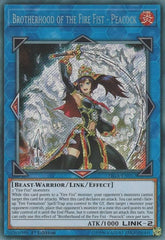 Brotherhood of the Fire Fist - Peacock [FIGA-EN017] Secret Rare | Exor Games Truro