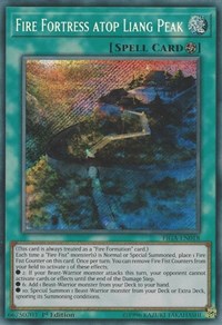 Fire Fortress atop Liang Peak [FIGA-EN018] Secret Rare | Exor Games Truro