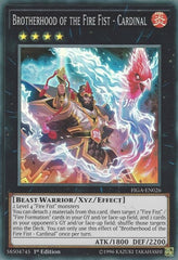 Brotherhood of the Fire Fist - Cardinal [FIGA-EN026] Super Rare | Exor Games Truro