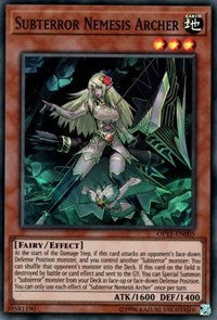 Subterror Nemesis Archer [OP11-EN005] Super Rare | Exor Games Truro