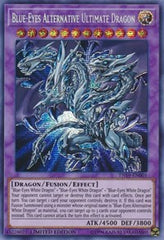 Blue-Eyes Alternative Ultimate Dragon [TN19-EN001] Prismatic Secret Rare | Exor Games Truro