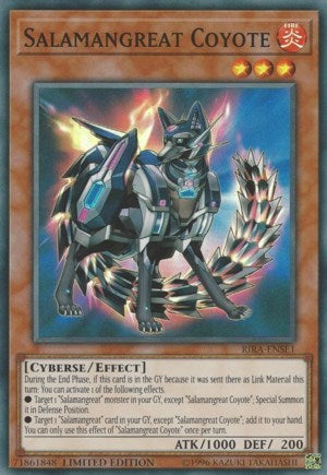 Salamangreat Coyote [RIRA-ENSE1] Super Rare | Exor Games Truro