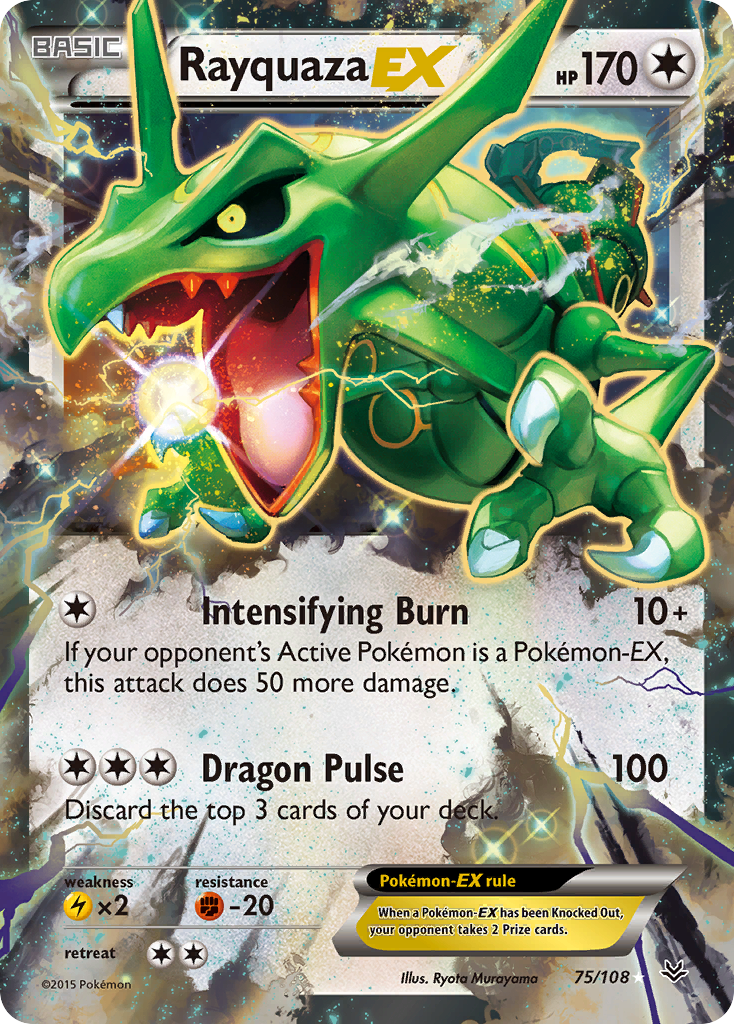 Rayquaza EX (75/108) [XY: Roaring Skies] | Exor Games Truro