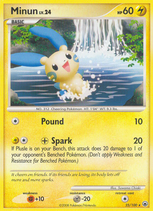 Minun (25/100) [Diamond & Pearl: Majestic Dawn] | Exor Games Truro
