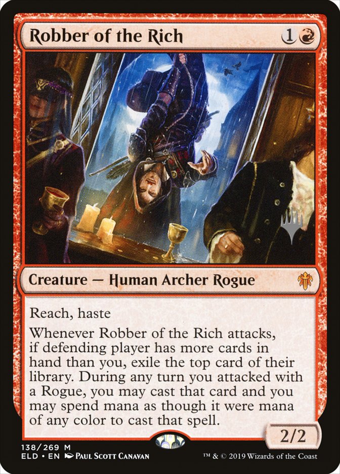 Robber of the Rich (Promo Pack) [Throne of Eldraine Promos] | Exor Games Truro