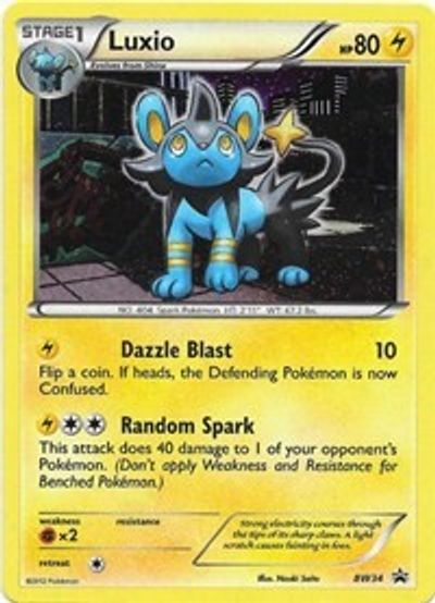 Luxio (BW34) (Cosmos Holo) [Black & White: Black Star Promos] | Exor Games Truro