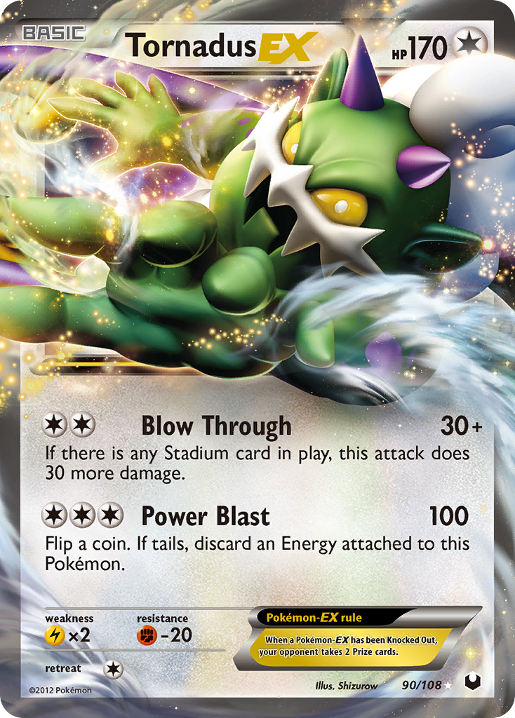 Tornadus EX (90/108) [Black & White: Dark Explorers] | Exor Games Truro
