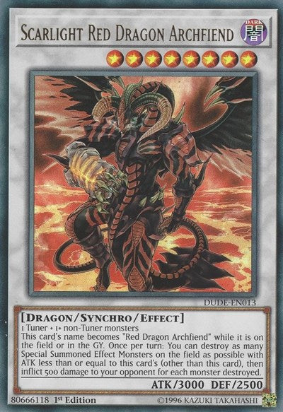 Scarlight Red Dragon Archfiend [DUDE-EN013] Ultra Rare | Exor Games Truro