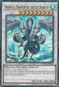 Trishula, Dragon of the Ice Barrier [DUDE-EN014] Ultra Rare | Exor Games Truro