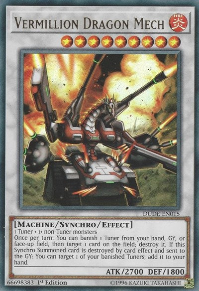 Vermillion Dragon Mech [DUDE-EN015] Ultra Rare | Exor Games Truro