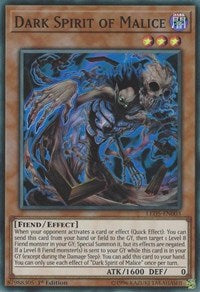 Dark Spirit of Malice [LED5-EN003] Super Rare | Exor Games Truro