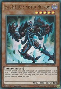 Evil HERO Sinister Necrom [LED5-EN014] Ultra Rare | Exor Games Truro