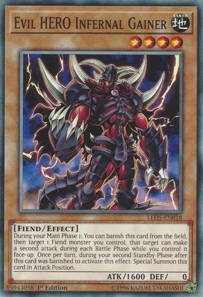 Evil HERO Infernal Gainer [LED5-EN018] Common | Exor Games Truro