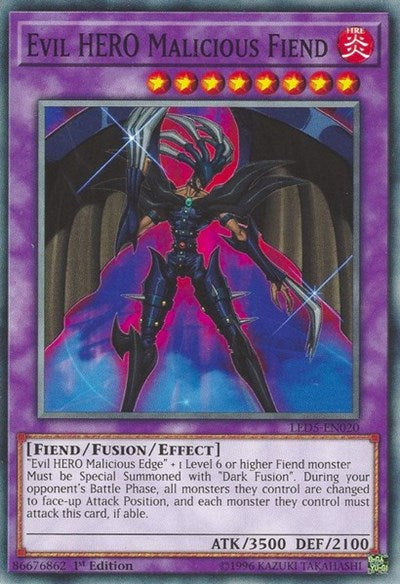 Evil HERO Malicious Fiend [LED5-EN020] Common | Exor Games Truro