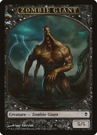 Zombie Giant Token [Zendikar Tokens] | Exor Games Truro