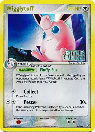 Wigglytuff (13/100) (Stamped) [EX: Crystal Guardians] | Exor Games Truro