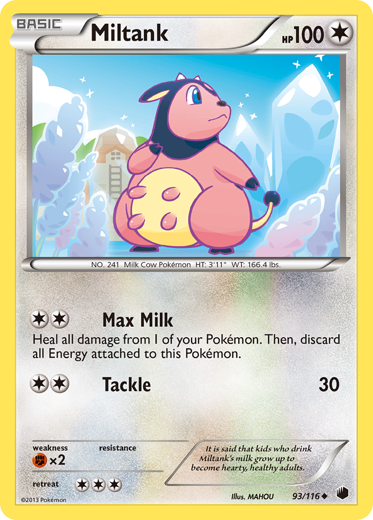 Miltank (93/116) [Black & White: Plasma Freeze] | Exor Games Truro