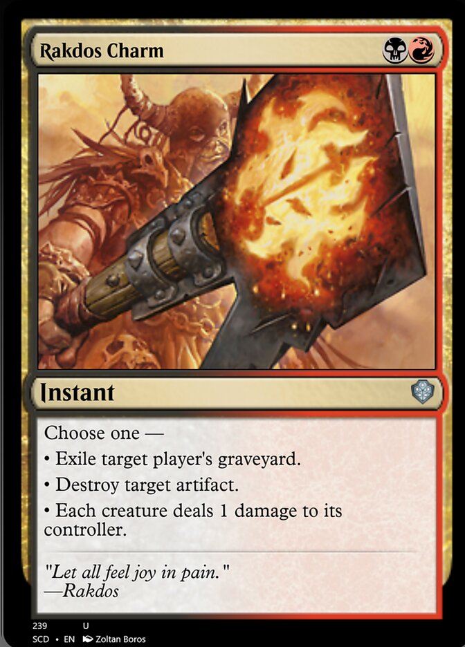 Rakdos Charm [Starter Commander Decks] | Exor Games Truro