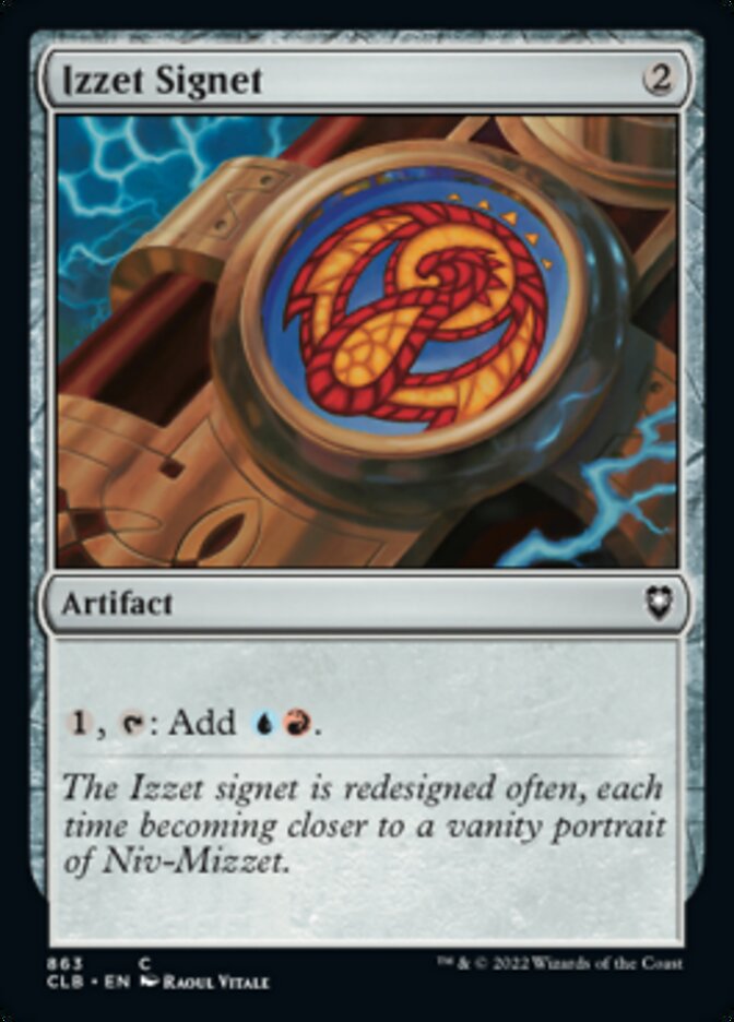 Izzet Signet [Commander Legends: Battle for Baldur's Gate] | Exor Games Truro