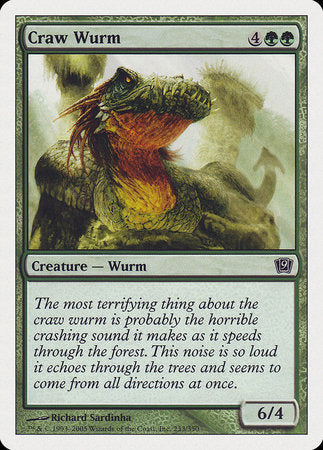 Craw Wurm [Ninth Edition] | Exor Games Truro