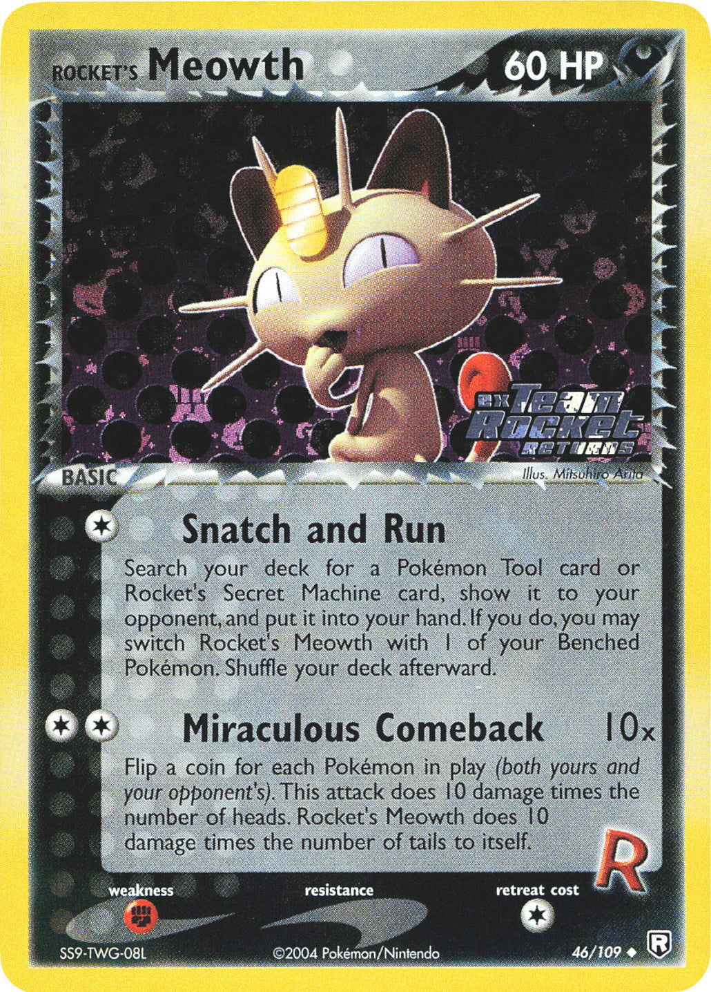 Rocket's Meowth (46/109) (Stamped) [EX: Team Rocket Returns] | Exor Games Truro