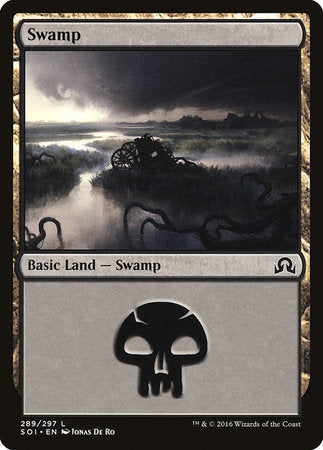 Swamp (289) [Shadows over Innistrad] | Exor Games Truro