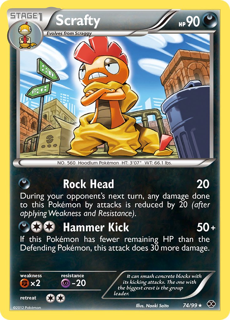 Scrafty (74/99) (Theme Deck Exclusive) [Black & White: Next Destinies] | Exor Games Truro