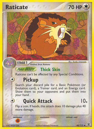 Raticate (48/112) [EX: FireRed & LeafGreen] | Exor Games Truro