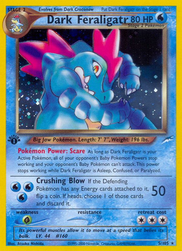 Dark Feraligatr (5/105) [Neo Destiny 1st Edition] | Exor Games Truro