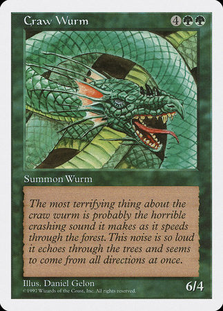 Craw Wurm [Fifth Edition] | Exor Games Truro