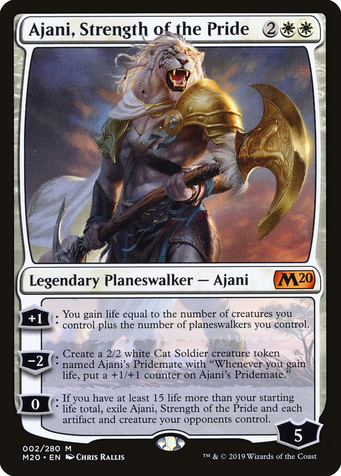 Ajani, Strength of the Pride [Core Set 2020] | Exor Games Truro