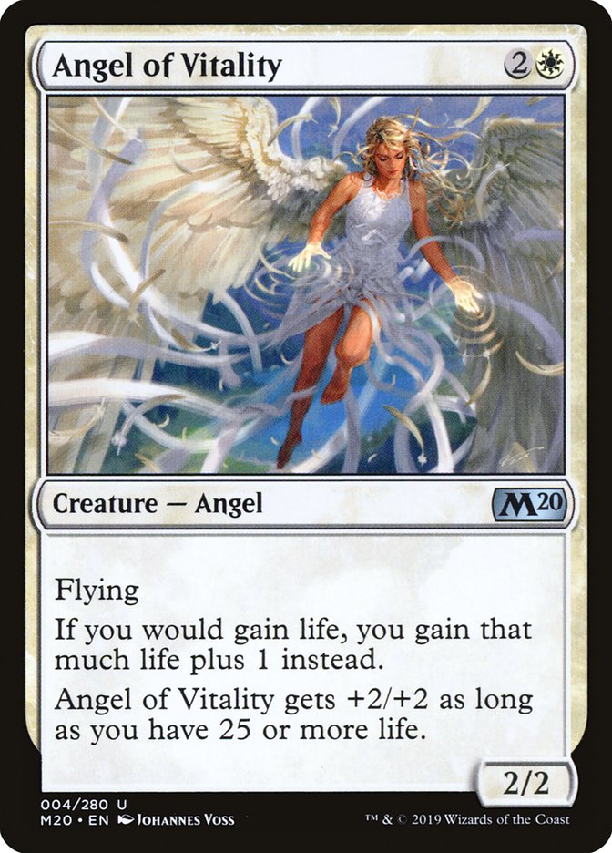 Angel of Vitality [Core Set 2020] | Exor Games Truro