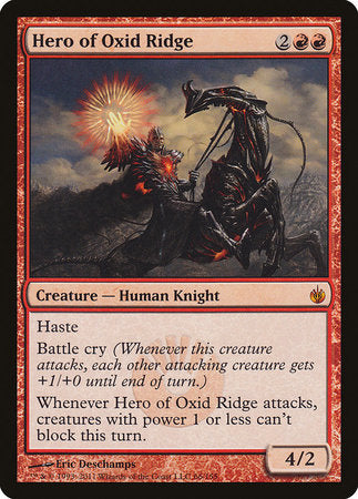 Hero of Oxid Ridge [Mirrodin Besieged] | Exor Games Truro