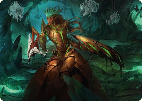 Glissa Sunslayer Art Card [Phyrexia: All Will Be One Art Series] | Exor Games Truro