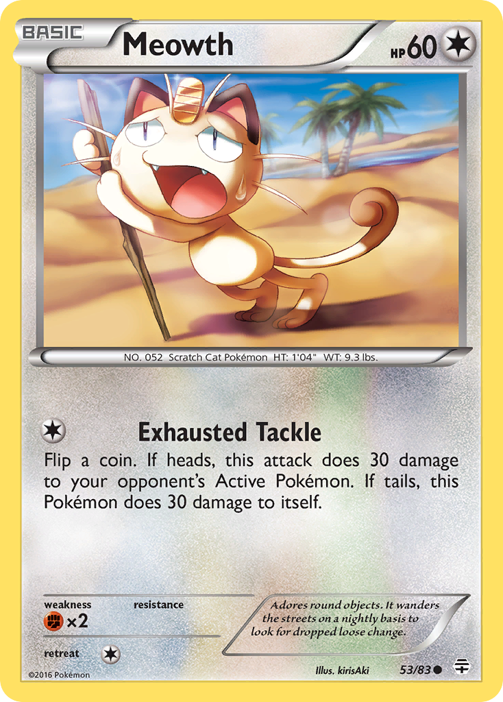 Meowth (53/83) [XY: Generations] | Exor Games Truro