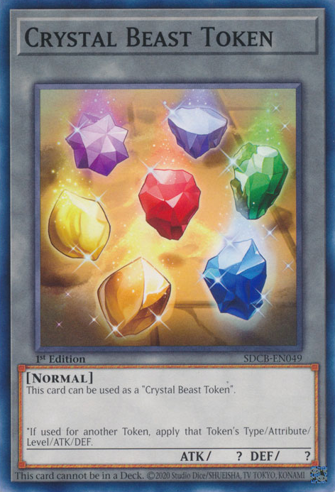 Crystal Beast Token [SDCB-EN049] Common | Exor Games Truro