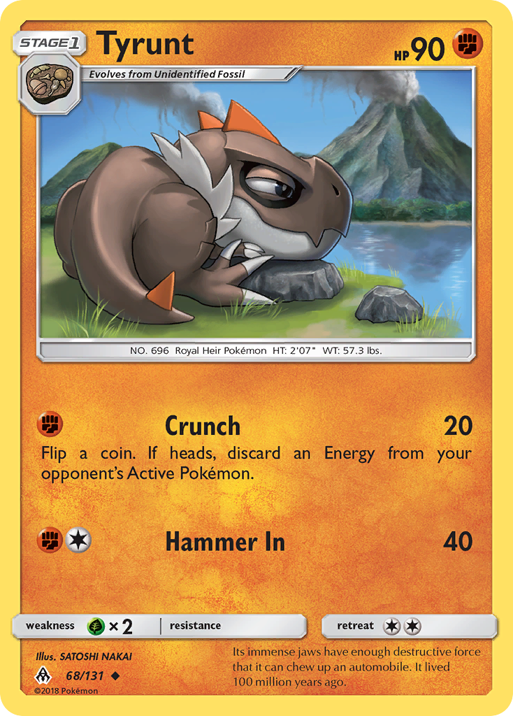 Tyrunt (68/131) [Sun & Moon: Forbidden Light] | Exor Games Truro