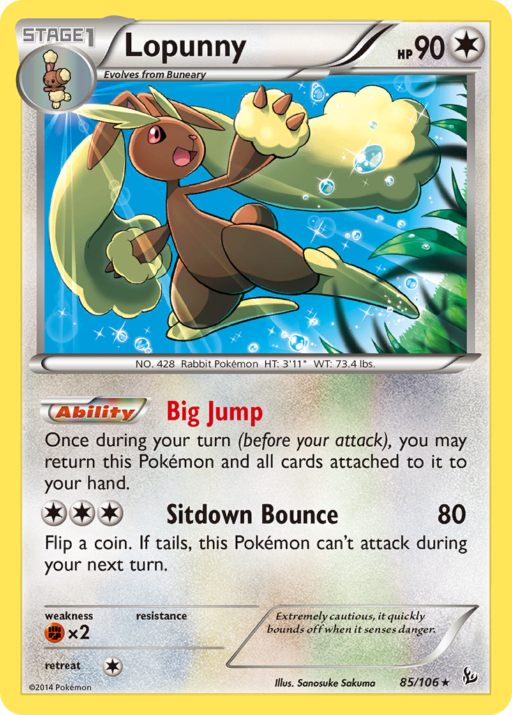 Lopunny (85/106) [XY: Flashfire] | Exor Games Truro